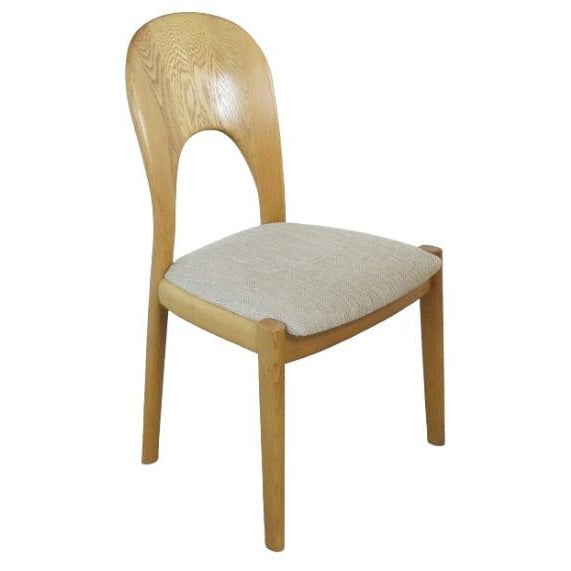 Light Oak Chairs by Niels Koefoed for Koefoeds Møbelfabrik, Set of 4 For Sale - Image 5 of 16