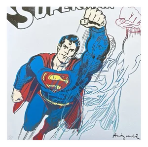 After Andy Warhol, Superman Light Blue, 1980s, Print