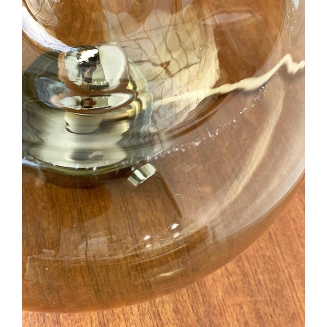 Mid-Century Space Age Bulb Glass Table Lamp, 1960s For Sale - Image 17 of 18