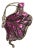 Bochic Orient Butterfly Pink Stone Convertible Brooch Pin/Pendant by Carat&her For Sale