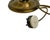 Beige Vintage Brass Floral Table Lamp with Three Lotus Flowers, 1960s For Sale - Image 8 of 14