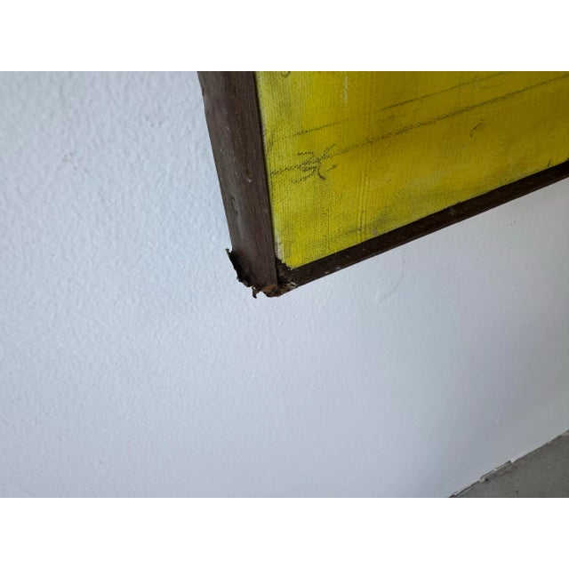 Large Vintage Helen Stein Colorful Expressionist Abstract Acrylic on Canvas Painting – Signed For Sale - Image 9 of 12