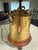 Unique Brass Antique Jar Table Lamp With Shade For Sale - Image 4 of 10