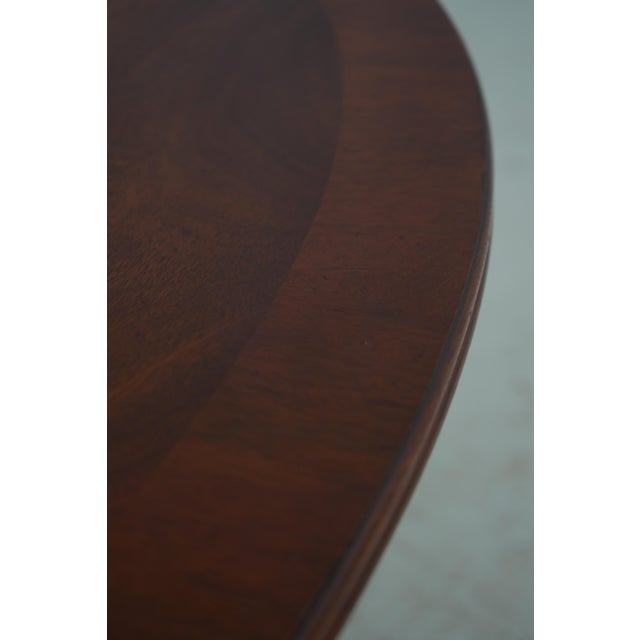 Elliptical Adjustable Height Breakfront Coffee Table For Sale - Image 11 of 14