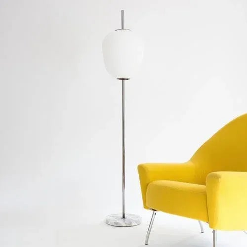 Golden brass tall j14 floor lamp by disderot limited edition. Designed by joseph-andré motte. Dimensions: ø 30 x h 185 cm....