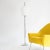 Golden brass tall j14 floor lamp by disderot limited edition. Designed by joseph-andré motte. Dimensions: ø 30 x h 185 cm....