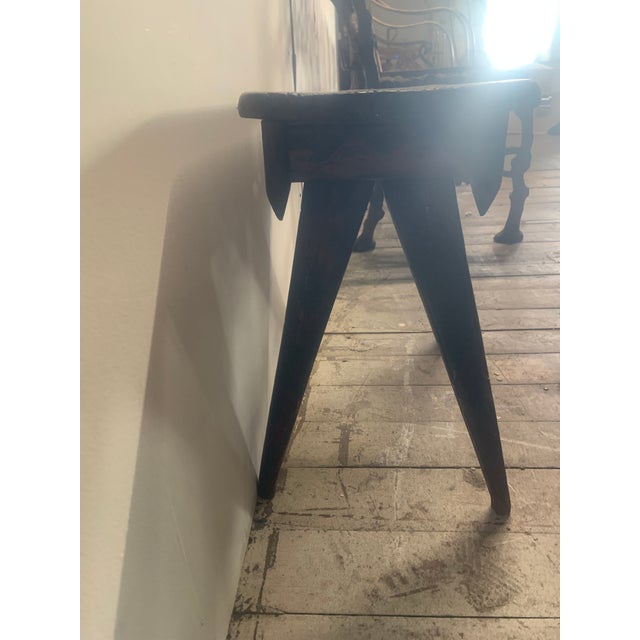 Folk Art Bench - Antique For Sale In Providence - Image 6 of 6