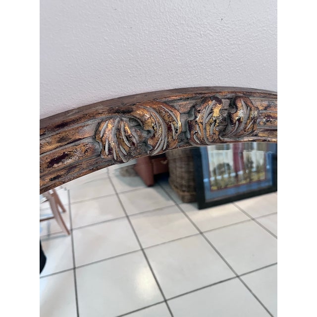 Vintage La Barge Gilt Beveled Wall Mirror 45.50” H X 27.50” W For Sale - Image 9 of 10