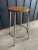 Metal Industrial Steel Plant Stand / Stool / Nightstand For Sale - Image 7 of 11