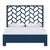 Silas Platform Bed Queen - Navy For Sale - Image 12 of 12