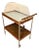 Vintage Mid-Century Salton Hotray Rolling Warming Serving Bar Cart For Sale