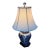 Chinoiserie Garden Motif Ceramic Table Lamp For Sale