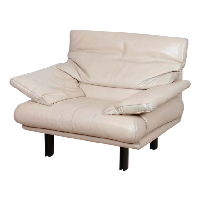 Alanda Leather Chair by Paolo Piva for B&B Italia, 1980 For Sale