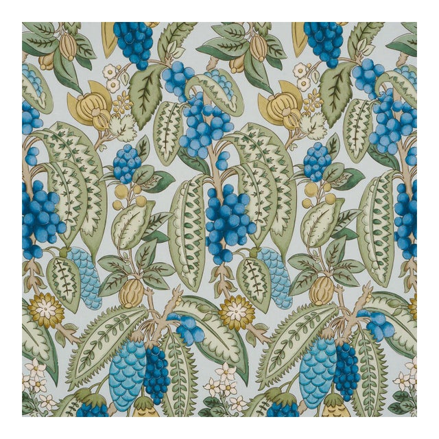 SAMPLE - Schumacher x Timothy Corrigan Fruits De Saison Fabric In Flax For Sale