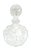 Glass 1980s Tiffany & Co. Rock Cut Crystal Perfume Bottle With Stopper – Hollywood Regency / Modernist For Sale - Image 7 of 11