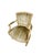 Vintage Neoclassical Striped Seat Armchair For Sale In Philadelphia - Image 6 of 15
