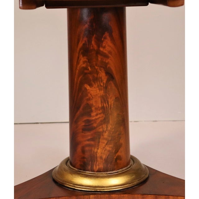 Brown Circa 1810 English Regency Mahogany Tilt-Top Center Table For Sale - Image 8 of 13