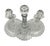 19th Century Dutch Crystal Cruet Set, Set of 3 For Sale - Image 5 of 6