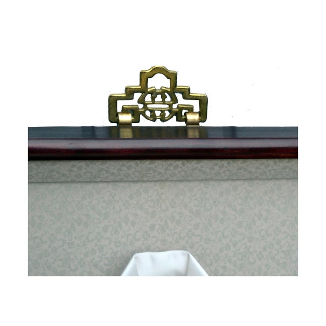 Asian Vintage Silk Child's Kimono Robe - Framed Wall Hanging For Sale - Image 3 of 4