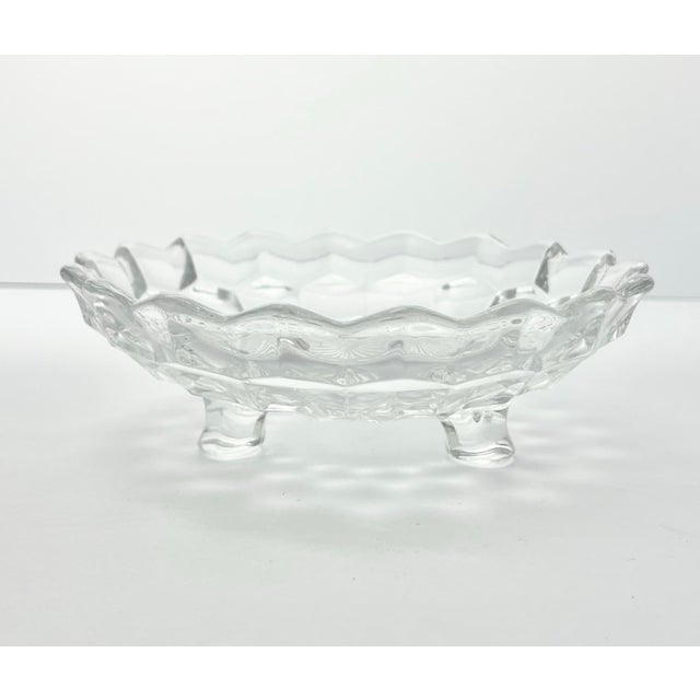 Transparent 1960s Fostoria “American” Glass Dinnerware Serving Hostess Set - 7 Pieces For Sale - Image 8 of 12