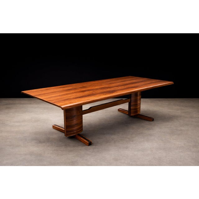 Wood Dining Table in Caviúna Wood by Novo Rumo, Brazilian Modern, 1960s For Sale - Image 7 of 14