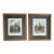 Pair Antique Military Hand-Colored Engravings, Framed For Sale