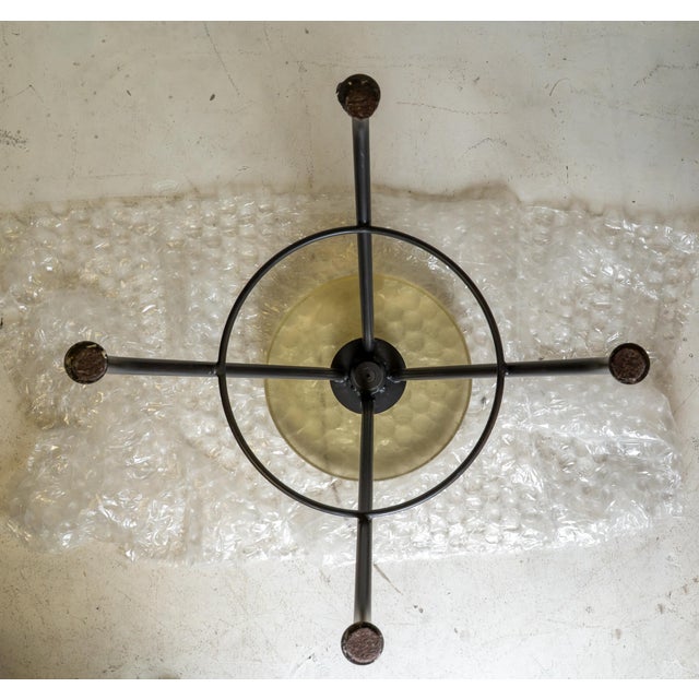 Transparent 2010 Attributed to Holly Hunt Alison Berger 2 Glass Seat Counter Stools For Sale - Image 8 of 10