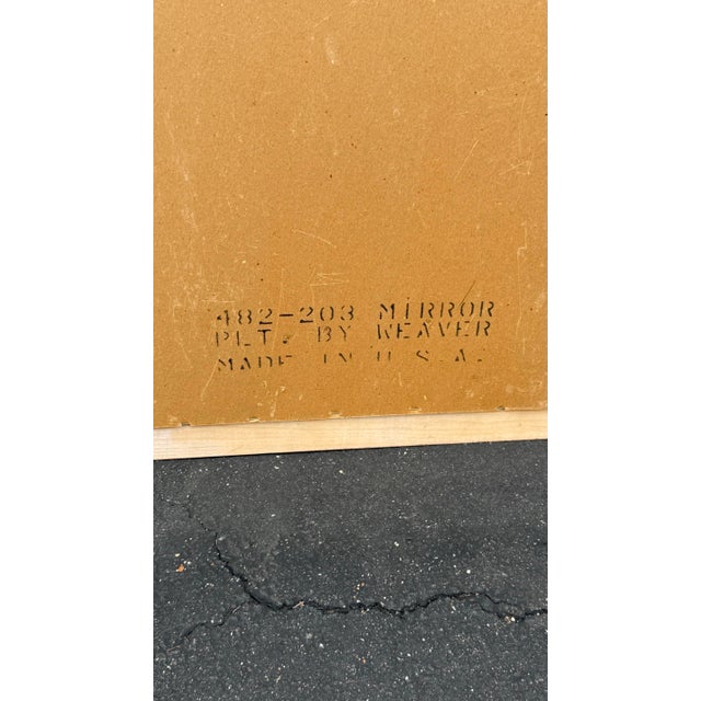 Wood Lexington Bleached Oak Carved Wall Mirror For Sale - Image 7 of 7