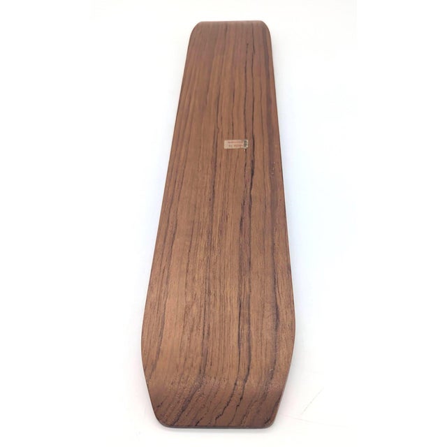 1960s 1960s Danish Teak Wood Vide Poche Tray For Sale - Image 5 of 10