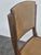 Wood Chairs in Oak and Studded Imitation Leather, 1940s, Set of 4 For Sale - Image 7 of 9
