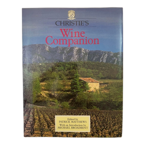 Christie's Wine Companion Hardcover by Patrick Matthews 1967 1st Ed.