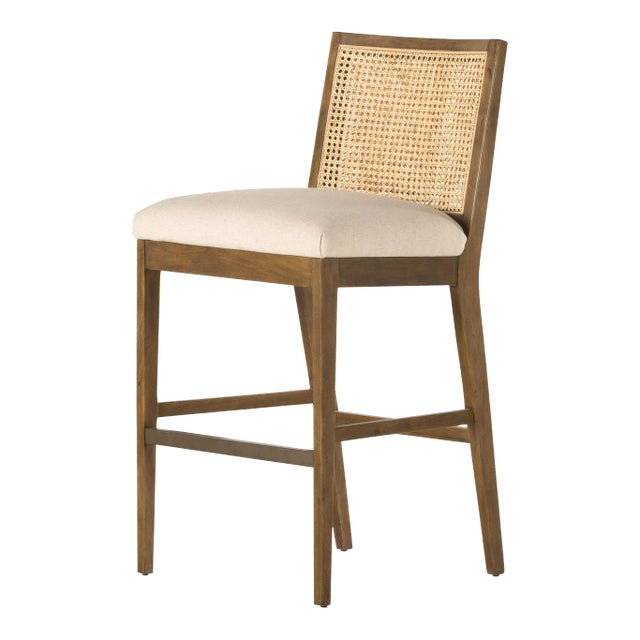 Four Hands Antonia Armless Dining Bar Stool For Sale
