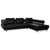 Face Corner Sofa in Black by Ewald Schillig For Sale - Image 15 of 15