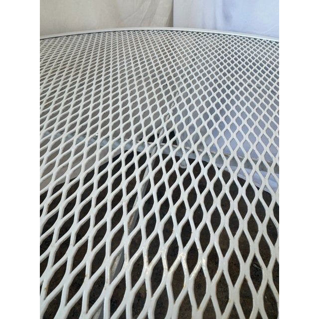 Salterini 1950s Salterini Round Metal Patio Coffee Table, Attributed For Sale - Image 4 of 6