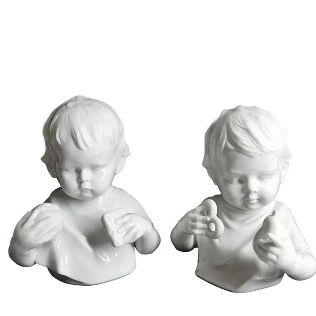 Child Sculptures from Gräfenthal, Germany, 1960s, Set of 2 For Sale - Image 9 of 9