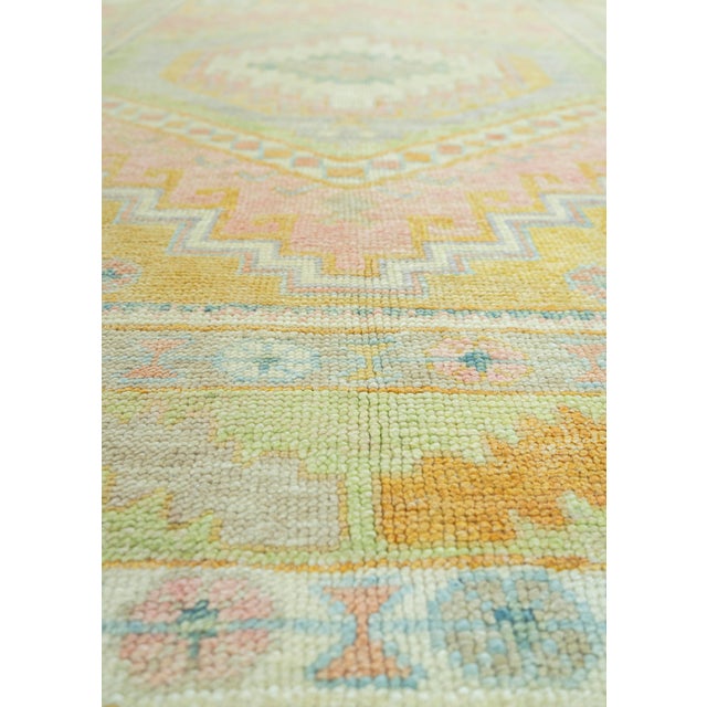 Turkish Oushak Rug 5'11" x 7'2" #19152 For Sale In Houston - Image 6 of 8