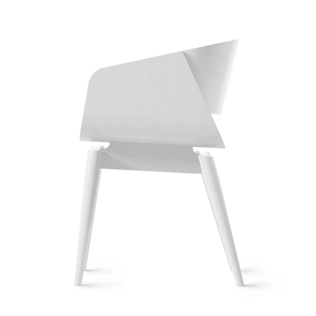 Contemporary 4th Armchair Color in White by Almost For Sale - Image 3 of 5