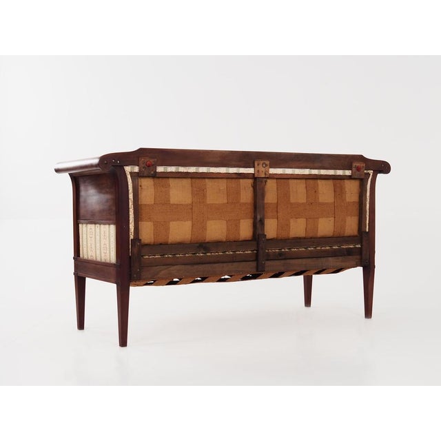 Traditional Empire French Mahogany Sofa, 1940s For Sale - Image 3 of 16