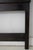 1980s Century Black Painted Queen Size Headboard For Sale - Image 5 of 10