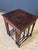 Traditional Antique Hand-Crafted Mahogany Nesting Tables With Leather Tops, 1910 For Sale - Image 3 of 17