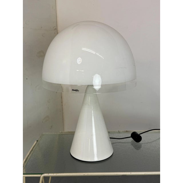 Modernist Space Age Italian Mushroom Shape Table Lamp from Guzzini, 1970s For Sale - Image 6 of 13