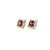 Natural Spinel Diamond Earrings 14k Y Gold 2.04 TCW Certified For Sale In New York - Image 6 of 8