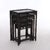 Set of 4 Antique Chinese Floral & Figural Carved Hardwood Nesting Tables For Sale - Image 12 of 13