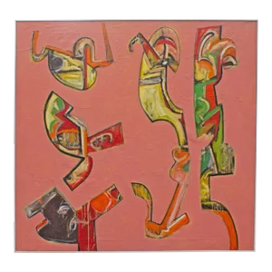 Abstract Oil on Canvas Painting by James L. Bruch