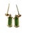 Vintage 14K Gold and Jadeite Drop Earrings. These earrings feature vibrant green gemstones set in 14K gold. The classic...