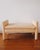 Light Yellow Karl Springer Style Parsons Bench, Circa 1980s For Sale - Image 8 of 15