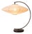 Rosewell 22"d Table Lamp - Hand-Stitched Woven Paper Linen Shade, Marble Base, Dimmable, Bulb Included For Sale