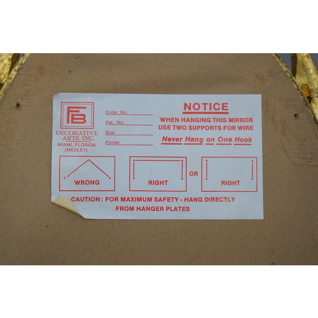 Pair Friedman Brothers Gold Gilt Candelabra Sconces For Sale - Image 12 of 12