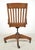 Antique Quarter Sawn Oak Jasper Swivel Desk Chair For Sale - Image 10 of 11