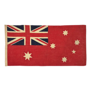 Vintage Wool Flag of Australia, Red Ensign